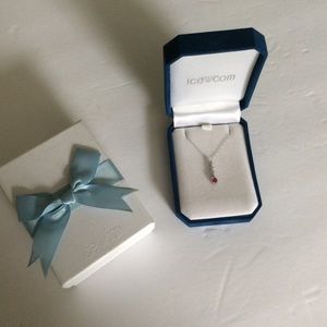 Ice.com ruby necklace